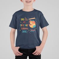 Cute Back To School T Shirt This Is My First Day Of School TS05 - Wonder Print Shop