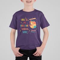 Cute Back To School T Shirt This Is My First Day Of School TS05 - Wonder Print Shop