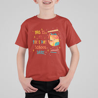 Cute Back To School T Shirt This Is My First Day Of School TS05 - Wonder Print Shop