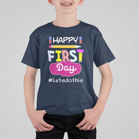 Cute Back To School T Shirt Happy First Day Of School TS05 - Wonder Print Shop