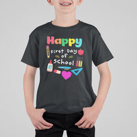 Cute Back To School T Shirt Happy First Day Of School TS05 - Wonder Print Shop