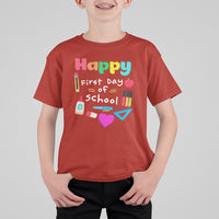Cute Back To School T Shirt Happy First Day Of School TS05 - Wonder Print Shop