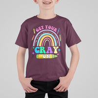 Cute Back To School T Shirt Get Your Cray On TS05 - Wonder Print Shop