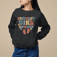 Pregnancy Announcement Sweatshirt Pregnant Girl Summer TS05 - Wonder Print Shop