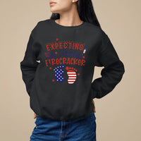 Pregnancy Announcement Sweatshirt Expecting A Little Firecracker TS05 - Wonder Print Shop