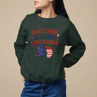 Pregnancy Announcement Sweatshirt Expecting A Little Firecracker TS05 - Wonder Print Shop