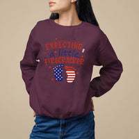 Pregnancy Announcement Sweatshirt Expecting A Little Firecracker TS05 - Wonder Print Shop