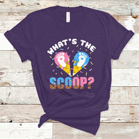 Funny Ice Cream T Shirt What's The Scoop Gender Reveal TS05 - Wonder Print Shop