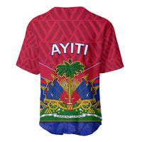 Haiti Baseball Jersey Ayiti Coat Of Arms With Map TS06 - Wonder Print Shop