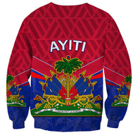 Haiti Sweatshirt Ayiti Coat Of Arms With Map TS06 - Wonder Print Shop