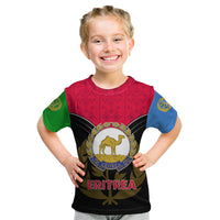 Eritrea Kid T Shirt Coat Of Arms And Map With Cross TS06 - Wonder Print Shop