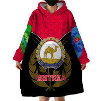 Eritrea Wearable Blanket Hoodie Coat Of Arms And Map With Cross TS06 - Wonder Print Shop