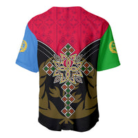 Eritrea Baseball Jersey Coat Of Arms And Map With Cross TS06 - Wonder Print Shop