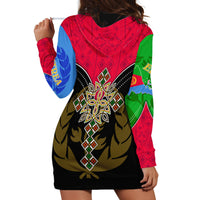 Eritrea Hoodie Dress Coat Of Arms And Map With Cross TS06 - Wonder Print Shop