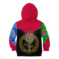 Eritrea Kid Hoodie Coat Of Arms And Map With Cross TS06 - Wonder Print Shop