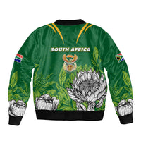 South Africa Bomber Jacket King Protea With Flag TS06 - Wonder Print Shop