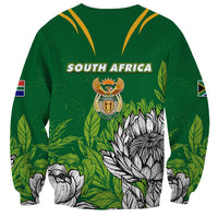 South Africa Sweatshirt King Protea With Flag TS06 - Wonder Print Shop