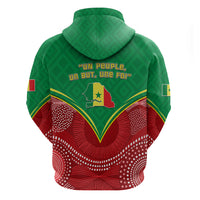 Senegal Hoodie Africa Tribal Pattern With Coat Of Arms TS06 - Wonder Print Shop