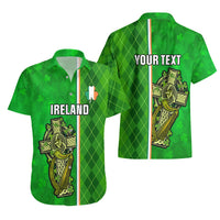 Personalised Ireland Hawaiian Shirt Cross With Shamrock Simple Style TS06 - Wonder Print Shop