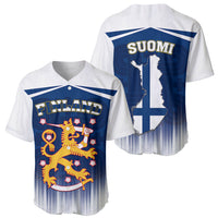 Finland Baseball Jersey Coat Of Arms Mix Hannunvaakuna TS06 - Wonder Print Shop