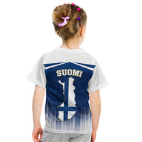 Finland Kid T Shirt Coat Of Arms Mix Hannunvaakuna TS06 - Wonder Print Shop