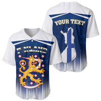 Custom Finland Baseball Jersey Coat Of Arms Mix Hannunvaakuna TS06 - Wonder Print Shop