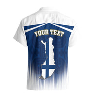 Custom Finland Hawaiian Shirt Coat Of Arms Mix Hannunvaakuna TS06 - Wonder Print Shop