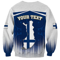 Custom Finland Sweatshirt Coat Of Arms Mix Hannunvaakuna TS06 - Wonder Print Shop