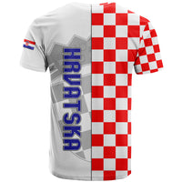 Croatia T Shirt Chessboard Mix Coat Of Arms TS06 - Wonder Print Shop
