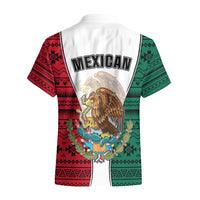 Mexico Hawaiian Shirt Coat Of Arms With Mexican Aztec Pattern TS06 - Wonder Print Shop