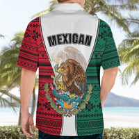 Mexico Hawaiian Shirt Coat Of Arms With Mexican Aztec Pattern TS06 - Wonder Print Shop