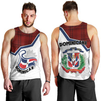 dominican-republic-men-tank-top-dominicana-plaid-pattern-mix-coat-of-arms