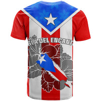 Puerto Rico T Shirt Coqui Frog Mix Flor de Maga TS06