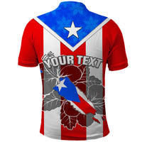 Custom Puerto Rico Polo Shirt Coqui Frog Mix Flor de Maga TS06 - Wonder Print Shop