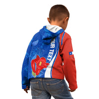Custom Chile Kid Hoodie Copihue With Flag TS06 - Wonder Print Shop