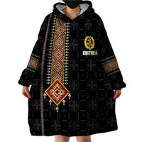 Eritrea Wearable Blanket Hoodie Habesha With African Pattern TS06 - Wonder Print Shop