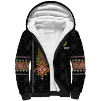 Custom Eritrea Sherpa Hoodie Habesha With African Pattern TS06 - Wonder Print Shop