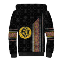 Custom Eritrea Sherpa Hoodie Habesha With African Pattern TS06 - Wonder Print Shop