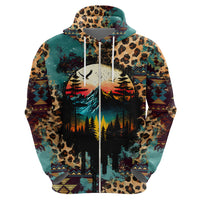 Country Girl Hoodie Play Me Some Mountain Music with Leoppard Pattern TS07 - Wonder Print Shop