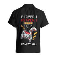 Father's Day Hawaiian Shirt Gamer Dad Level Up TS07 - Wonder Print Shop