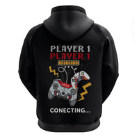 Fathers Day Hoodie Gamer Dad Level Up TS07 - Wonder Print Shop