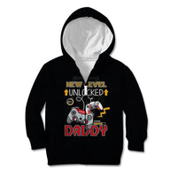 Father's Day Kid Hoodie Gamer Dad Level Up TS07 - Wonder Print Shop