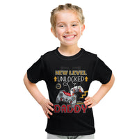 Father's Day Kid T Shirt Gamer Dad Level Up TS07 - Wonder Print Shop