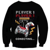 Father's Day Sweatshirt Gamer Dad Level Up TS07 - Wonder Print Shop