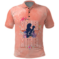 Mommy Polo Shirt Floral Pastel Style for Mother Day TS07 - Wonder Print Shop