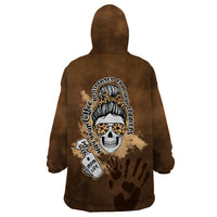 Momlife Wearable Blanket Hoodie May Your Coffee Be Stronger Than Your Toddler TS07 - Wonder Print Shop