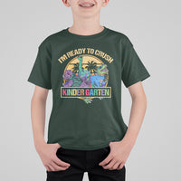 Back To School T Shirt For Kid I'm Ready To Crush Kinder Garten Tee, Dinasour Back To School For Kids Shirt, First Kindergarten Outfit, Hello Kindergarten TS08 - Wonder Print Shop