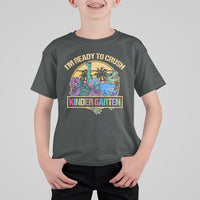 Back To School T Shirt For Kid I'm Ready To Crush Kinder Garten Tee, Dinasour Back To School For Kids Shirt, First Kindergarten Outfit, Hello Kindergarten TS08 - Wonder Print Shop