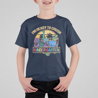 Back To School T Shirt For Kid I'm Ready To Crush Kinder Garten Tee, Dinasour Back To School For Kids Shirt, First Kindergarten Outfit, Hello Kindergarten TS08 - Wonder Print Shop