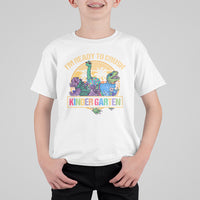 Back To School T Shirt For Kid I'm Ready To Crush Kinder Garten Tee, Dinasour Back To School For Kids Shirt, First Kindergarten Outfit, Hello Kindergarten TS08 - Wonder Print Shop
